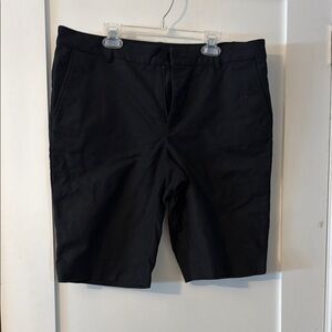 Lauren Ralph Lauren Black Flat Front Women’s Shorts